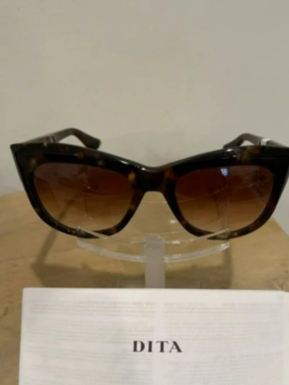 NEW Dita Kader Sunglasses DTS705-A-02 Haute Tortoise Frame Gradient Brown Lens